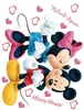 Sticker mural Disney Minnie & Mickey Mouse rose, rouge, Voir les images du produit 1