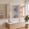 Spiegelschrank Badezimmer 120 cm, Badspiegel mit Produktbild-Vorschau 3