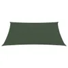 vidaXL Tenda da sole 160 g/m² verde scuro 3/4x3 m HDPE Anteprima dell’immagine prodotto 15