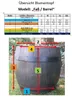 Pflanzkübel BOLERO, Größe L, Fass, Kunststoff Produktbild-Vorschau 9