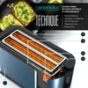 Grille-pain Arendo 4 tranches, fente longue, acier Voir les images du produit 5