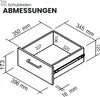 bümö smart Schubladen Schrank - 4 Schübe - Nachbildung: Produktbild-Vorschau 9