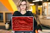 MuchoWow® Laptop Aufkleber Sticker Cover Rot - Achat - Produktbild-Vorschau 5