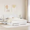 vidaXL Struttura per letto con cassetti bianca 180 x 200 cm Anteprima dell’immagine prodotto 3