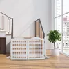 Barrière de sécurité Relaxdays, barrière autoportante, H x Voir les images du produit 2