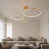 MasterLED LED Pendelleuchte 3-Ring 116W Gold, Dimmbar per Produktbild-Vorschau 5