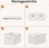 WOLTU 3er Set Aufbewahrungsboxen mit Deckel, mit Griffen, Produktbild-Vorschau 7