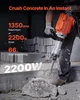 Abbruch-Presslufthammer Betonbrecher 2200 W Elektrischer Produktbild-Vorschau 2