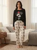 Disney Minnie Mouse Schlafanzug für Damen - MM Pyjama Set Produktbild-Vorschau 2