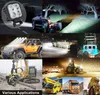 Greenmigo 4X 12W LED Faro da lavoro IP67 Lampada Anteprima dell’immagine prodotto 3