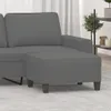 vidaXL Tabouret de pied gris foncé 70x55x41 cm Tissu Voir les images du produit 2