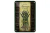 Blechschild Spruch 12x18cm Cafe de Paris Asparagus Spargel Produktbild-Vorschau 1