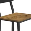 A close-up view of the seat and part of the backrest of a bar stool. Podgląd zdjęcia produktu