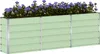 ViadXL Vaso da fiori verde 240 x 40 x 75 cm in acciaio Anteprima dell’immagine prodotto 3