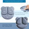 Baby Teller Set,3Pack Rutschfester Tischset für Produktbild-Vorschau 3
