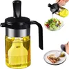 2-in-1-Ölspenderflasche mit Silikonbürste zum Kochen in der Produktbild-Vorschau 1