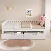 Flieks Jugendbett 90x200cm mit Schubladen, Schlafsofa Produktbild-Vorschau 2