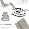 Chaise longue TAYA ergonomique avec fonction de balancement Voir les images du produit 3