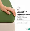 etérea Comfort Jersey Topper lenzuolo teso Cactus 180x200 - Anteprima dell’immagine prodotto 3