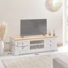 Lowboard KENT für 65" TV in weiß / Eiche farben aus Produktbild-Vorschau 4