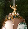 BRUBAKER Premium Boule de Noël or avec figure de cerf - 10 Voir les images du produit 2