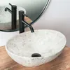 Rea Aufsatzwaschbecken Sofia Light Stone Oval Grey Produktbild-Vorschau 2