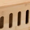 Relaxdays Scatola porta cavi per 2 prese multiple, bambù, A Anteprima dell’immagine prodotto 8