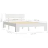 VidaXL 283156, Biały, 125 cm, 2,13 m, 66 cm, 1200 x 2000 Podgląd zdjęcia produktu 6