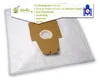 A vacuum cleaner bag and filters are shown with promotional text. Produktbild-Vorschau