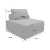 sweeek - 3er-Set Sessel für modulares Sofa Cordbezug - Produktbild-Vorschau 9