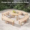 Panchina da giardino COSTWAY resistente alle intemperie, Anteprima dell’immagine prodotto 6
