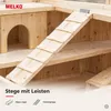 Melko Clapier pour petits animaux Cage en bois pour Voir les images du produit 18