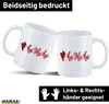 Huuraa Kaffeetasse Santa Claus Ho Ho Ho 330ml Weiß Keramik Produktbild-Vorschau 2