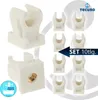 tecuro Rohrclip Set einfach 8 mm - 10 Stück - Kunststoff Produktbild-Vorschau 3