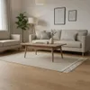 Elegant Floors® Jute-Wolle Teppich Natur | Handgefertigtes Produktbild-Vorschau 2