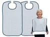 2er Set Erwachsenen-Lätzchen 100% Polyester, weiß/blau Produktbild-Vorschau 1