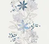 Esprit Vliestapete Romantic Botanics Tapete blau metallic Produktbild-Vorschau 1