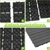 Izrielar 60 er Set WPC Terrassenfliesen 30x60 cm mit Produktbild-Vorschau 3