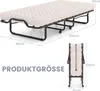 COSTWAY letto pieghevole per ospiti 80x200cm, letto Anteprima dell’immagine prodotto 3