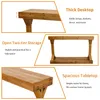 FATIVO Tavolo consolle lungo 120 cm – tavolo in legno con Anteprima dell’immagine prodotto 5