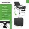 Habys Adele 3 Zonen Aluminium Massageliege | Massageliege Produktbild-Vorschau 6