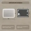 Artforma Zrcadlo do koupelny s led osvětlením 100x70cm, Náhled obrázku produktu 7