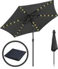 Aopunly Parasol Parapluie 270 cm avec LED Solar, pliable à Voir les images du produit 1