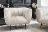 riess-ambiente Retro Sessel NOBLESSE 105cm champagner beige Produktbild-Vorschau 3