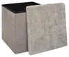 HowHomely | Puff met opbergruimte - Zitkussen - taupe - 38 Productafbeelding-voorbeeld 6