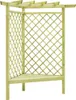 Pergola d'angle avec banc 130×130×197 cm Bois de pin Voir les images du produit 5