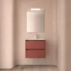 Badezimmermöbel BALTIC 700 2 Schubladen RED SATIN + Produktbild-Vorschau 1