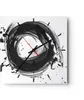 Wanduhr - Quadrat - Glasuhr - Abstraktion Rad Aquarell - Produktbild-Vorschau 1