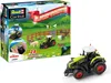 A product box for a Revell Control RC Advent Calendar featuring a Claas Axion 960 tractor and farm animals, with a separate image of the tractor. Podgląd zdjęcia produktu