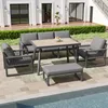 Set di mobili da giardino Fliek, 5 pezzi, set da salotto da Anteprima dell’immagine prodotto 3